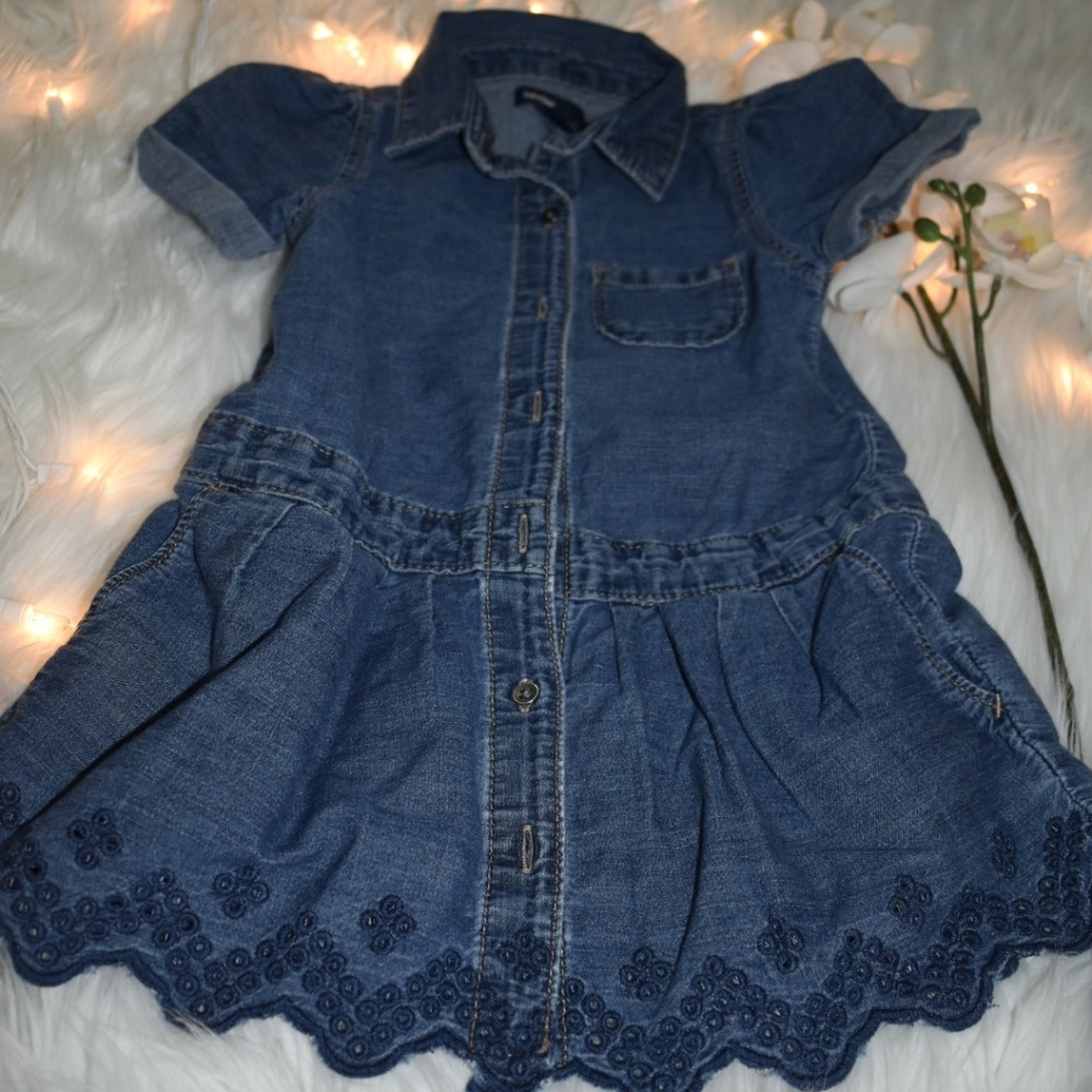 🎀3×25$🎀Denim baby gap toddler dress